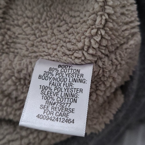 Mens Sherpa lined zip hoodie - Picture 10 of 12